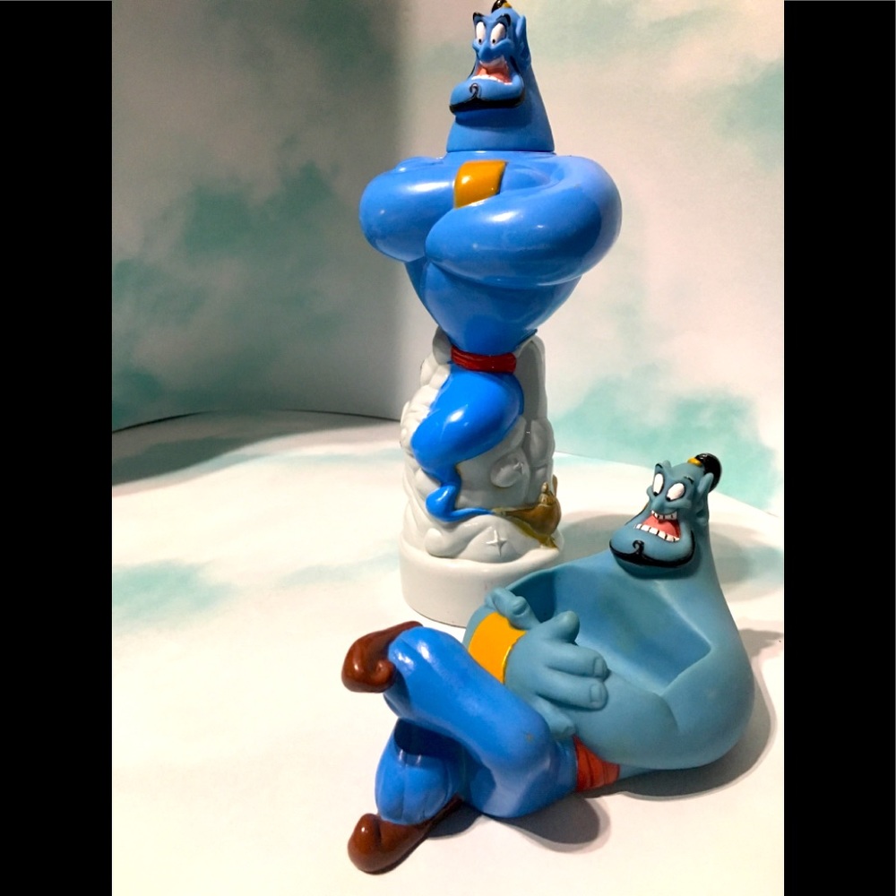 DISNEY ALADDIN VTG 90s GENIE Floating Soap Dish